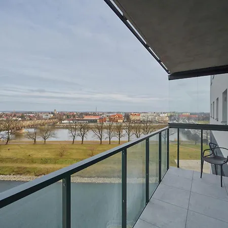 River View Studio With Balcony & Free Garage Wroclaw By Noclegi Renters Exterior photo